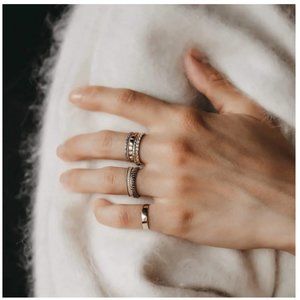 14k rose gold Bluboho Legacy Ring- Size 4